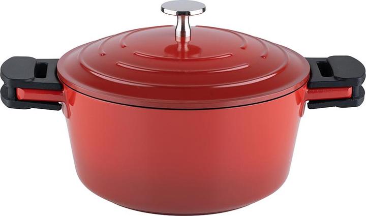 Kelomat Mijoteuse avec couvercle 20cm, 2.7L (20 cm, Cocotte + faitout, Fonte)