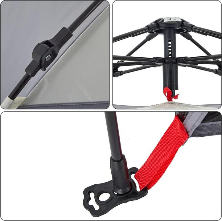 Immagine prodotto VidaXL Tenda da spiaggia 2 persone a sgancio rapido impermeabile (tenda da spiaggia, 2 kg, 2 persone)