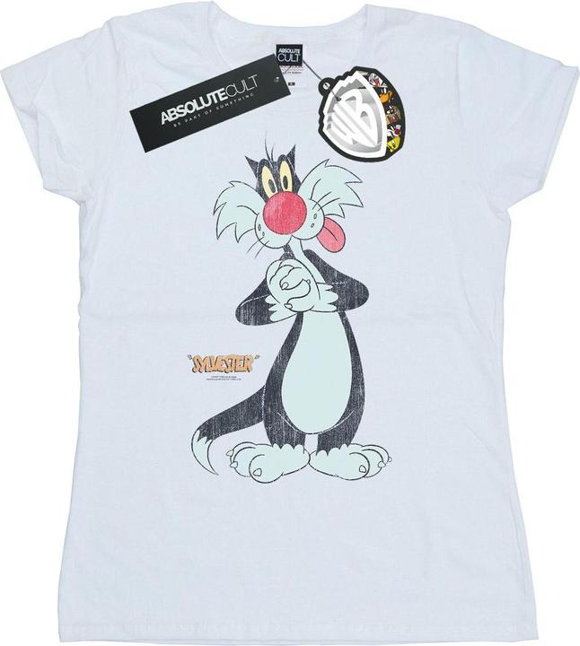 Image du produit Looney Tunes - T-shirt SYLVESTER DISTRESSED - Femme (S)