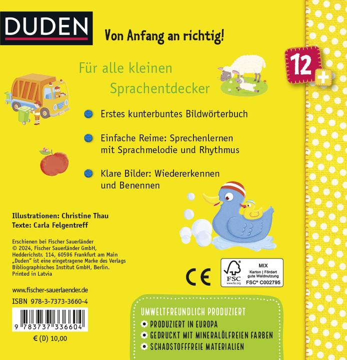 Image du produit Le dictionnaire Duden 12+ : Le premier dictionnaire illustré de Babys (Allemand)