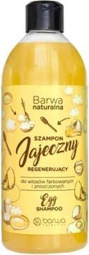 Actual product image Barwa Naturalna Szampon do włosów Jajeczny regenerujący - włosy farbowane i zniszczone 500ml (500 ml)