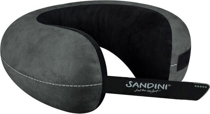 Produktbild Sandini TravelFix Slim, Mikrofaser Anthrazit (Kopf- & Nackenkissen)