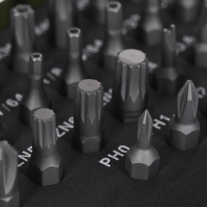 Produktbild Proxxon Super-Sicherheits- und Spezialbitsatz (Tri-Wing M3, Tri-Wing M4, Tri-Wing M5, Kreuz Phillips PH M0, Kreuz Pozidriv PZ M1, Innensechsrund TX M8, Innensechsrund TX M10, Innensechsrund TX M15, Innensechsrund TX M20, Innensechsrund TX M30, Tri-Wing M2, Kreuz Phillips PH M1, Kreuz Phillips PH M2, Innensechsrund TX M5, Innensechsrund TX M6)