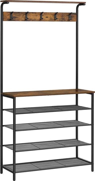 Rustikales Braun, Schwarz