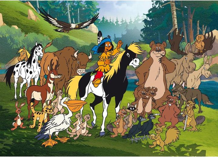 Actual product image Yakari With animals (480 x 350 cm)