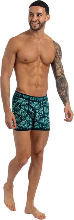 Actual product image Kandor Mens Florid Boxer Shorts (Pack of 7) (S, pack of 7)