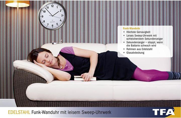 Image du produit TFA Funk-Wanduhr (30.50 cm)