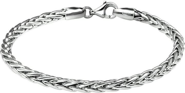 Sense Jewelry Glams Armband Vossestaart 4,0 mm 19 cm - Silber (19 cm, Silber)