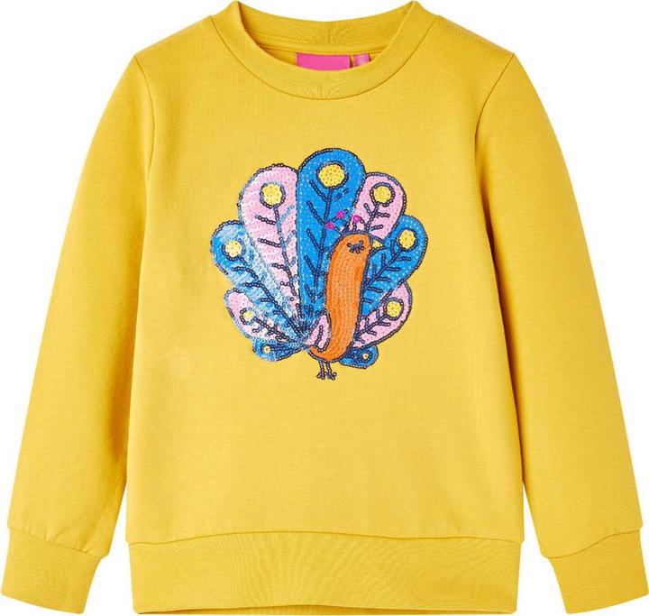 Produktbild VidaXL Kinder-Sweatshirt Dunkles Ocker 116,Material: 95 (116)
