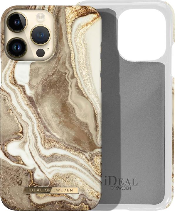 Productafbeelding iDeal Of Sweden Ontwerper overtrek Golden Sand Marble (Apple iPhone 14 Pro)
