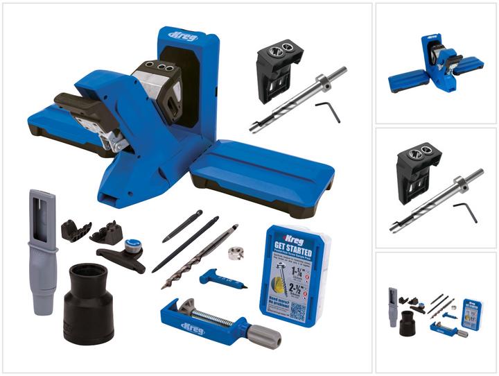 Produktbild Kreg Pocket Hole Jig 720 PRO Taschenloch Bohrschablone ( KPHJ720PRO ) + Dübel Bohrschablone + Basis