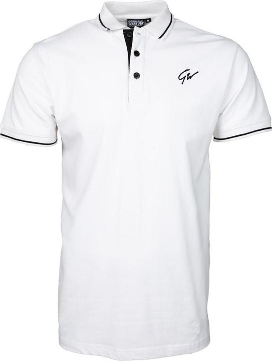 Produktbild Gorilla Wear Delano Polo White (S)
