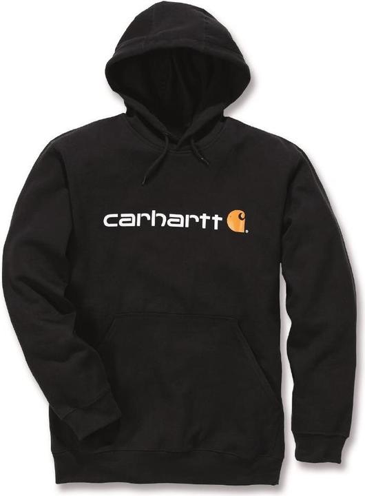Actual product image Carhartt Signature Logo Hooded Sweatshirt (S)