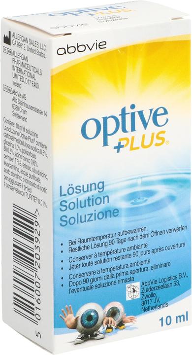 Image du produit Optive Plus Gouttes pour les yeux Fl (10 ml, Optive Plus Gouttes pour les yeux Fl 10 ml)