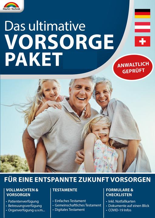Produktbild Vorsorge Paket 2025 Download Code (1 User, 1 Geräte/User, unbegrenzt)