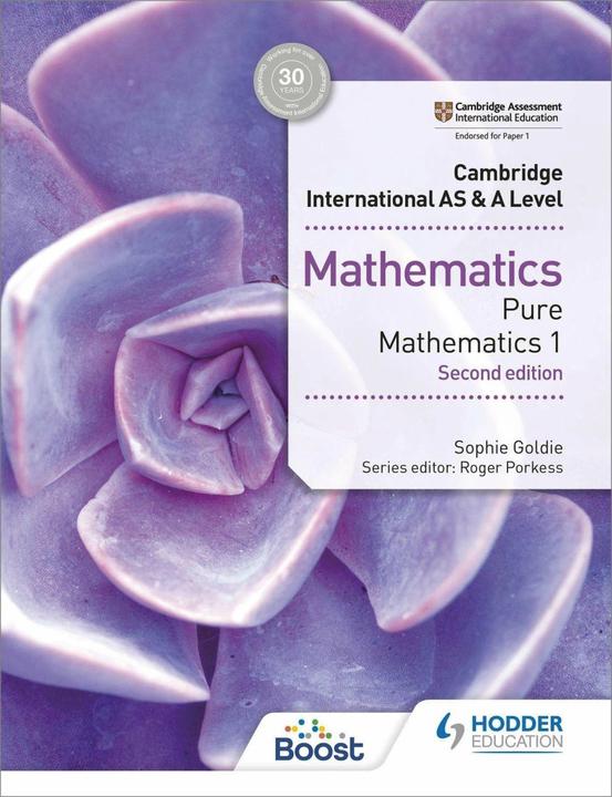 Produktbild Cambridge International AS & A Level Mathematics Pure Mathematics 1 second edition (Englisch, Sophie Goldie, 2018)