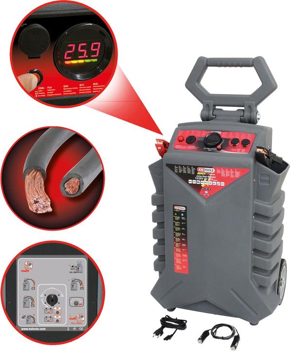 Immagine prodotto KS Tools Booster 12/24 V, 3400 A (3400 A, 50000 mAh)