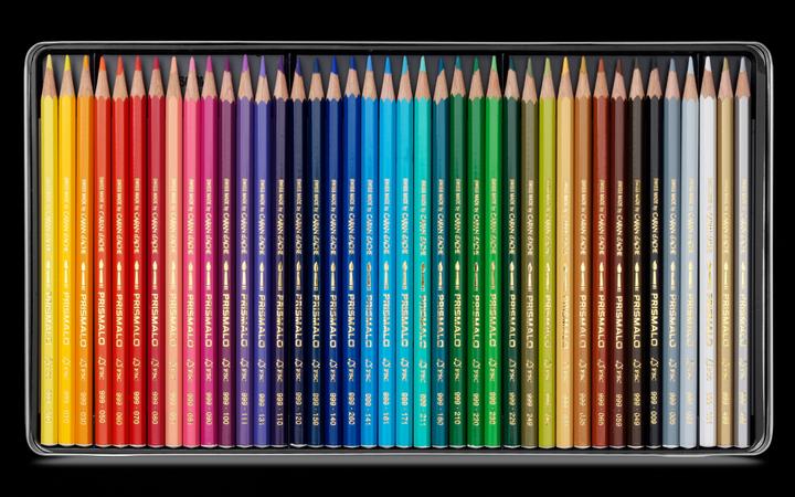 Produktbild Caran d'Ache Prismalo Aquarelle Metallschachtel (Mehrfarbig, 40 x)
