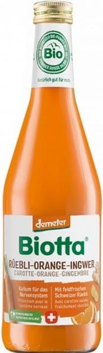 Actual product image Biotta Carrot-orange-ginger (6 x 50 cl)