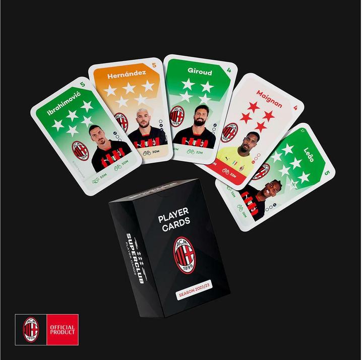 Image du produit Superclub AC Milan - Cartes de joueurs (Anglais)
