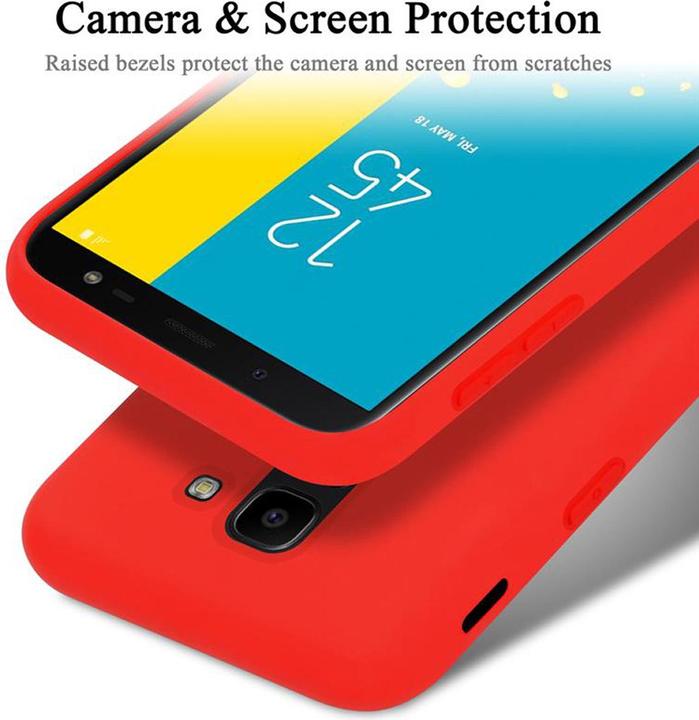 Actual product image Cadorabo TPU Liquid Silicone Case Cover (Samsung Galaxy J6 (2018))