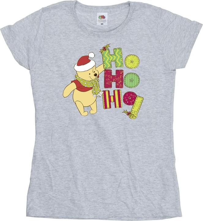 Produktbild Disney Winnie The Pooh Ho Ho Ho Scarf TShirt (M)