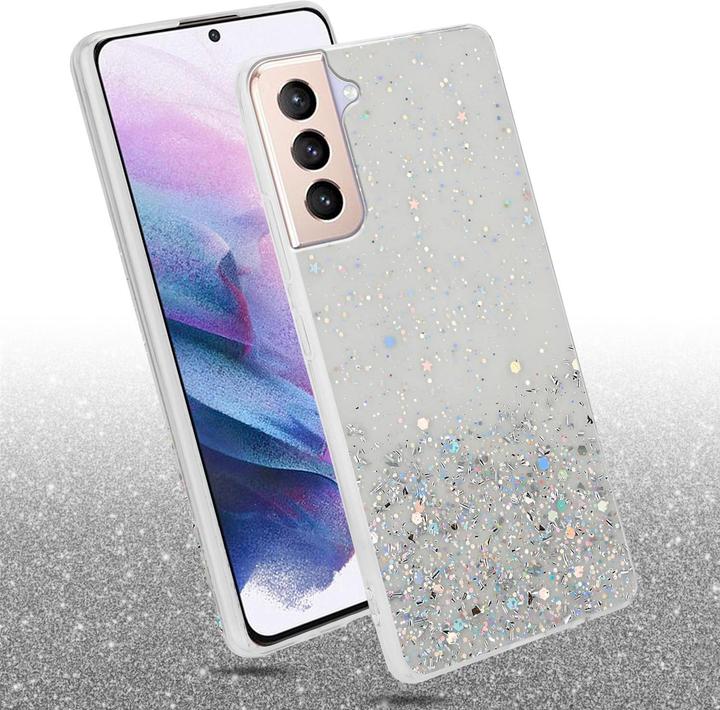 Image du produit Cadorabo Couverture TPU paillettes scintillantes (Samsung Galaxy S21+)