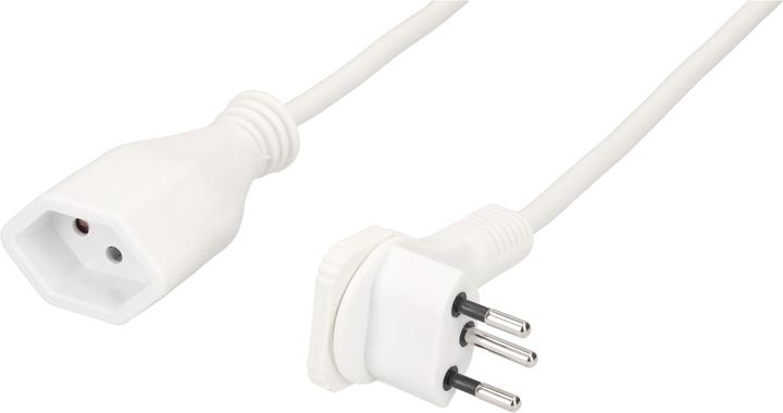 Max Hauri TD-Verlängerung H05VV-F3G1.0 Flachwinkelstecker (3 m, Typ 13)