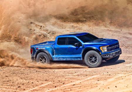 Actual product image Traxxas FORD RAPTOR-R 4X4 VXL BLUE 1/10 PRO-SCALE RTR BRUSHLESS, O. BATTERY/CHARGER (RTR Ready-to-Run)