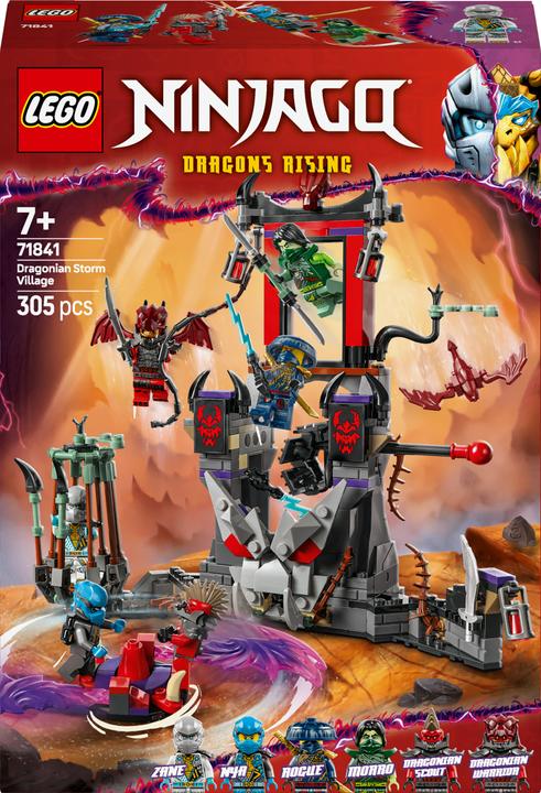 Actual product image LEGO Draconian storm village (71841, LEGO Ninjago)