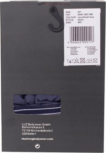 Produktbild Mustang Boxershort Casual Stretch (XXL, 3er Pack)