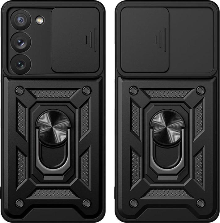 Actual product image Hurtel Hybrid Armor Camshield case for Samsung Galaxy A34 5G armored case with camera cover black (Samsung Galaxy A34 5G)