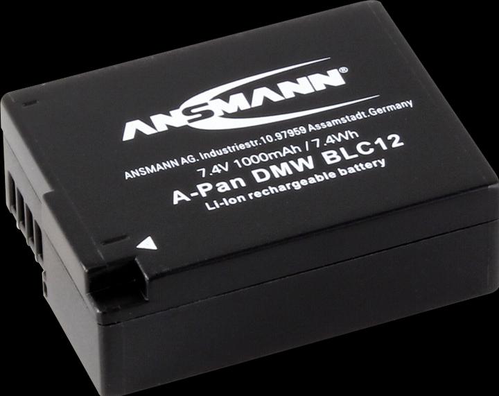 Actual product image Ansmann A-Pan DMW-BLC12 1000mAh 7,4V (Rechargeable battery)