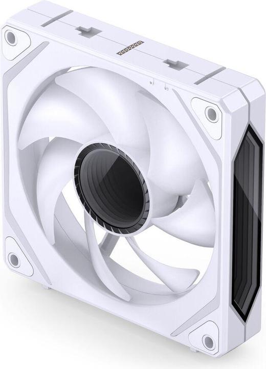 Actual product image Jonsbo ZL-120W PWM ARGB Lüfter 3er Pack, reguläre Ausrichtung - 120mm, weiss (120 mm, 3 x)