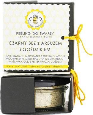 Immagine prodotto Miodowa Mydlarnia Peelenig do twarzy Czarny Bez z Arbuzem 25g (Panni pulizia)