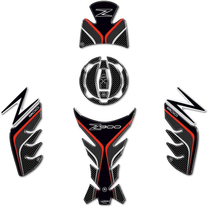 Actual product image Labelbike 3D Harz Aufkleber-Set für Kawasaki Z900