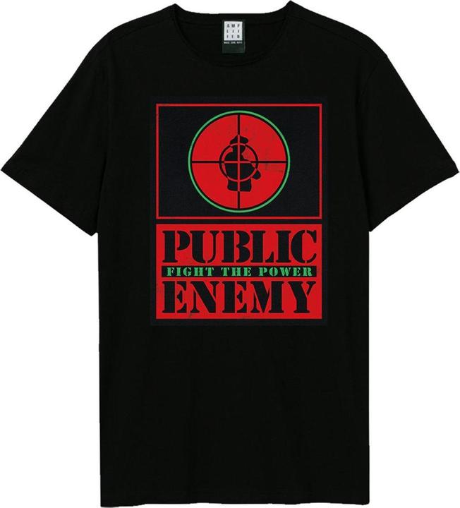 Amplified Adult Fight The Power Public Enemy TShirt