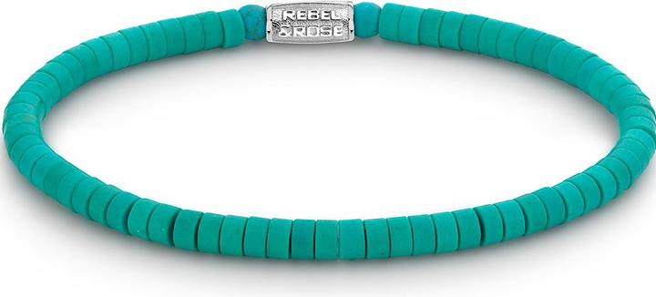 Image du produit Rebel & Rose Bracelet Turquoise RR-40069-S-S Femme (16.50 cm, Acero inoxidable, Turquesa)