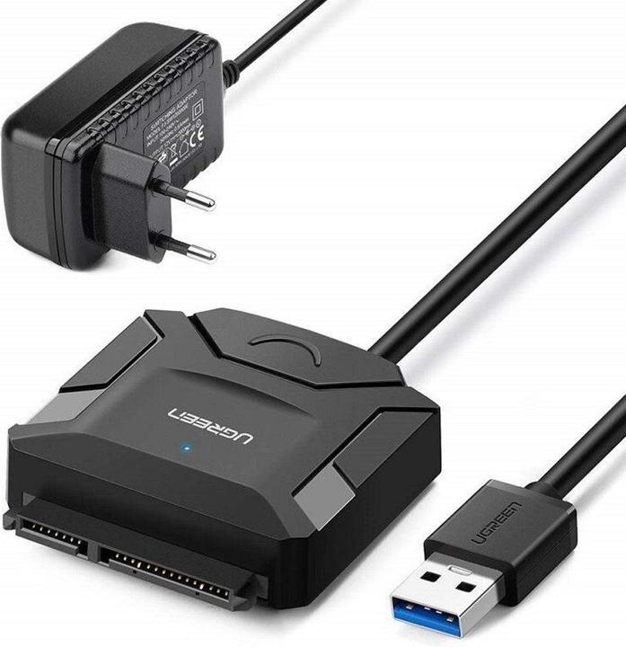 Ugreen Cavo adattatore da SATA a USB 3.0 per HDD SSD SATA con alimentatore