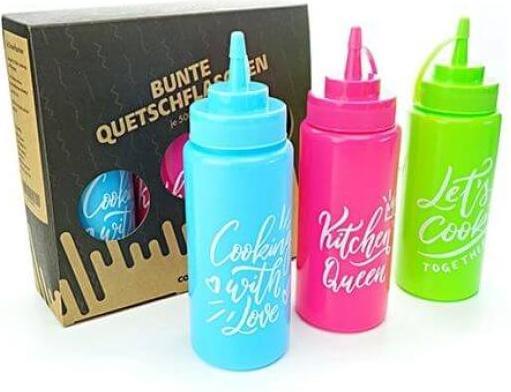 Image du produit Collory Flacons doseurs vert/rose/turquoise (0.50 l)