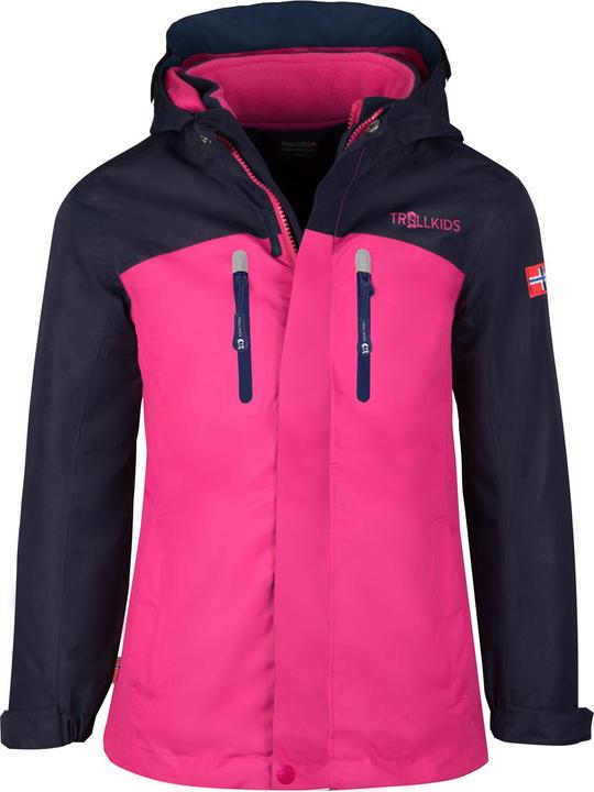 Trollkids Girl's Bryggen 3in1 Jacket