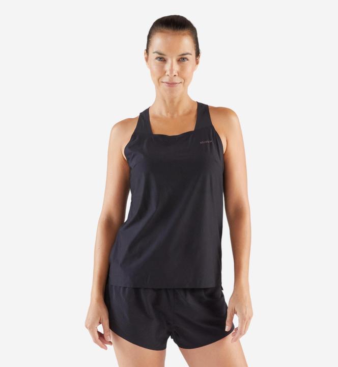 Kiprun Lauf-Tanktop Damen leicht - Light 900 schwarz