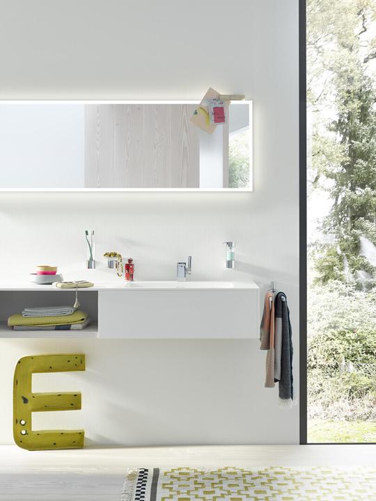 Actual product image Emco Towel rail SYSTEM 2 2-arm, swivelling, 446mm chrome