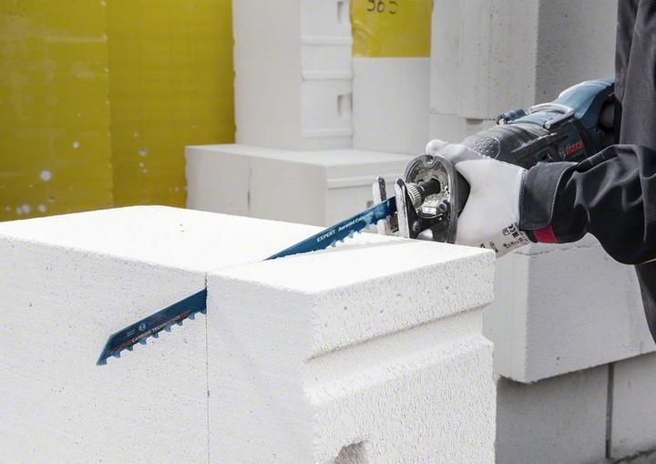 Actual product image Bosch Professional Zubehör EXPERT 'Aerated Concrete' S 1241 HM reciprocating saw blade, 3 pieces