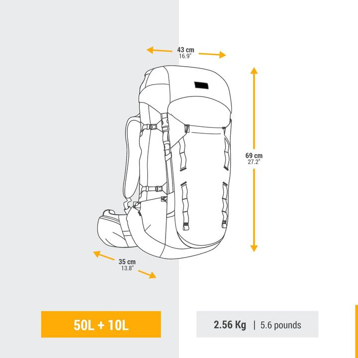 Produktbild Simond Trekkingrucksack Herren - MT900 Symbium 50+10 L (50 l)