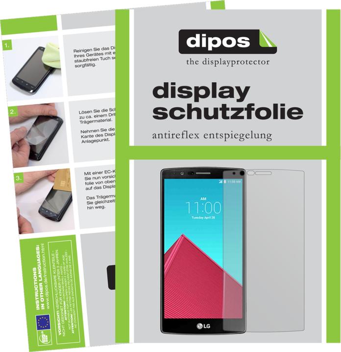 Produktbild Dipos Displayschutzfolie Antireflex (6 Stück, LG G4)