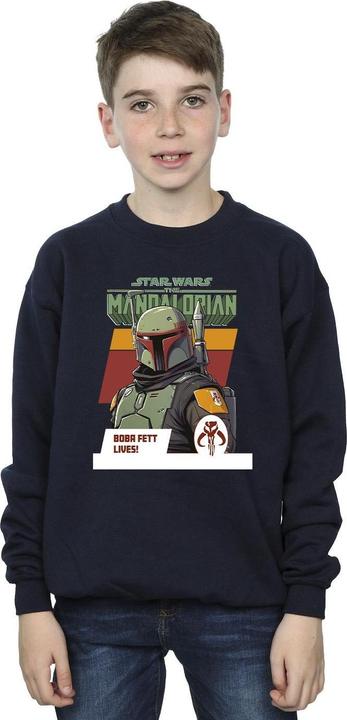 Immagine prodotto Star Wars The Mandalorian Boba Fett Lives Felpa Ragazzi (104)