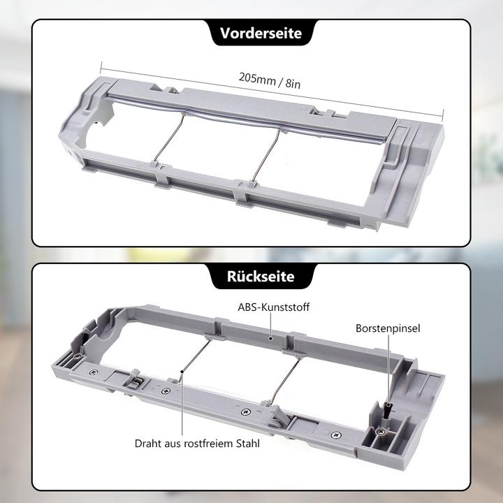 Image du produit Flickbee Cache-brosse GRIS pour robot aspirateur Roborock S5 | S6