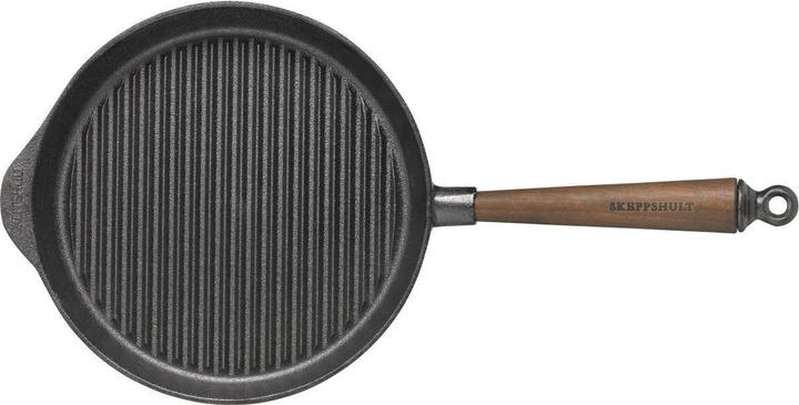 Produktbild Skeppshult Gusseisen Grillpfanne rund Walnuss (26 cm, Grillpfanne, Gusseisen)