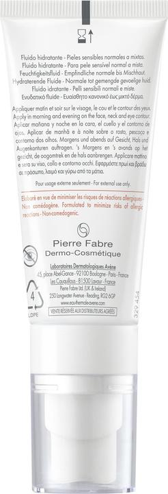 Actual product image Avène Tolérance Hydra-10 Moisturising Fluid (40 ml, Face fluid)